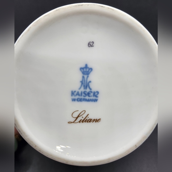 RARE!! Vintage Kaiser W Germany Liliane Floral Vase, Kaiser Porcelain Vase - Picture 5 of 12